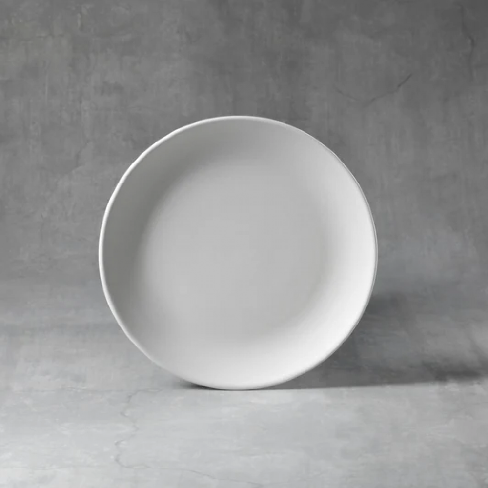 Ceramic Bisque Coupe Salad Plate - Case of 12 Ceramic Bisque Coupe Salad Plate - Case of 12